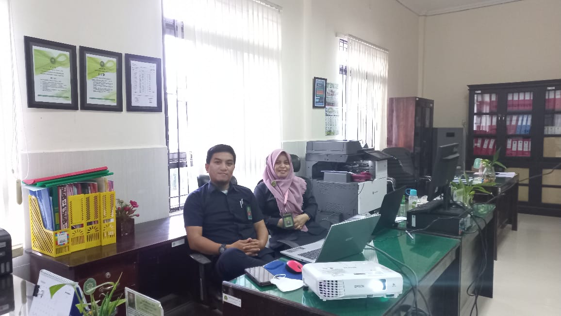 Ketgam. Sekretaris PA Unaaha Beserta Kasubbag PTIP Mengikuti Pendampingan Penyusunan RKA-KL TA. 2023 Secara Daring